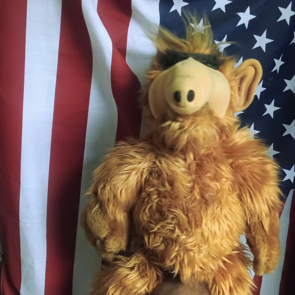 Vintage 1987 Plush 18" ALF Stuffedl Doll Toy Alien Productions Cassette - Untest